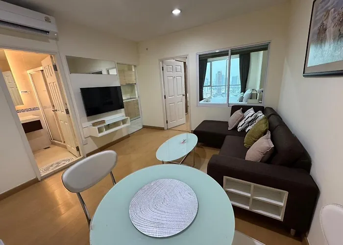 Apartment Sukhumvit 65 Swimming Pool Gym Good View High Floor Fast Wifi Bangkok